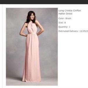 Vera wang White collection bridesmaid dress